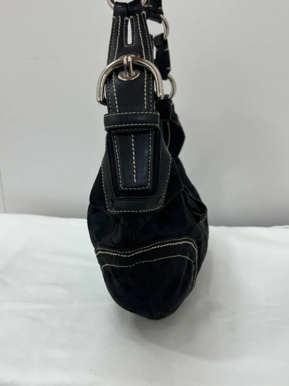 Coach Black Hobo Crescent Shoulder Bag in Style 10600